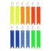 Uxcell Safety Reflector 12 Pack Tag Pendant Reflective Gear for Backpack Multicolored