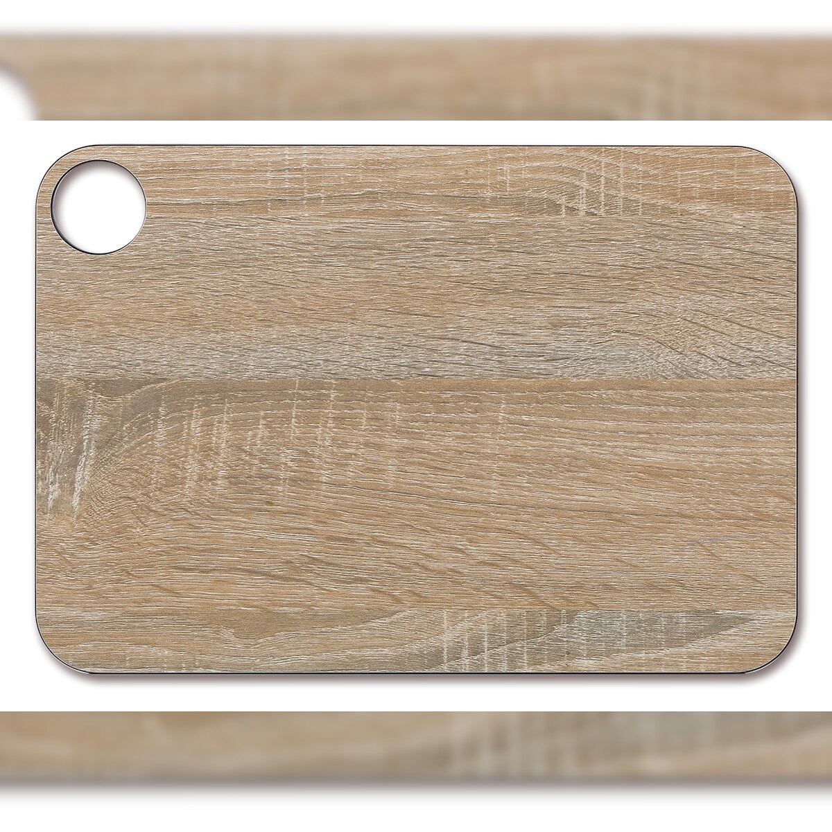Arcos Schneidbrett - Schneidbrett - Harz und Zellulose Fiber 33 x 23 cm und 6,5 mm dicke - Farbe Braun Image