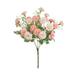 Clearance! Hilingoto Simulation Decorations Artificial Flowers Artificial Rose Flower Flowers Simulation Rose Wedding Bouquetss Fake Floral Rose Flower Silk Flower Hand Tied Bouquet Pink