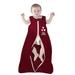 HIBRO Baby Personalized Blankets Baby Heart Zipper Wearable Blanket Cotton Swaddle Wrap Sleeping Bag