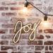 Northlight 15 White LED Lighted Joy Neon Style Christmas Sign