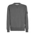 Calvin Klein Herren Sweatshirt WASHED BADGE CREW NECK, schwarz, Gr. XL