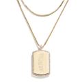 WEAR by Erin Andrews x Baublebar Milwaukee Brewers Dog Tag Necklace