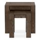 Bentley Designs Turin Dark Oak Nest of Lamp Table