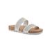 Women's Thrilled Casual Sandal by Cliffs in White Burnished Smooth (Size 7 M)
