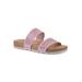 Women's Thrilled Casual Sandal by Cliffs in Pink Burnished Smooth (Size 7 1/2 M)