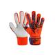 Torwarthandschuhe REUSCH "Attrakt Starter Solid Finger Support Junior" Gr. 4, orange (orange, blau) Kinder Handschuhe Fussballhandschuhe