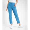 5-Pocket-Jeans RAPHAELA BY BRAX "Style CORRY" Gr. 38K (19), Kurzgrößen, blau (bleached) Damen Jeans 5-Pocket-Jeans