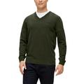 Strickpullover S.OLIVER Gr. M, grün (green) Herren Pullover V-Ausschnitt-Pullover