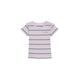 T-Shirt MARC O'POLO "mit feiner Rippstruktur" Gr. 116/122, rosa Damen Shirts T-Shirts
