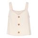 Crop-Top VIVANCE Gr. 44, beige Damen Tops Strandtops