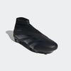 Fußballschuh ADIDAS PERFORMANCE "PREDATOR LEAGUE LACELESS FG", Gr. 44,5, schwarz (core schwarz, carbon, core schwarz), Synthetik, Textil, sportlich, Schuhe