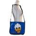 Disney Bags | Disney Kalle Anka Donald Duck Shoulder Bag Messenger Bag Blue | Color: Black/Blue | Size: 13 Inches Length X 11 Inches High