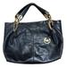 Michael Kors Bags | Michael Kors Lillie Chain Large Shoulder Hobo Bag Tote Black Leather Purse | Color: Black | Size: Os
