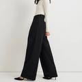 Madewell Jeans | Madewell Extrawide-Leg Trouser Jeans In Wilkes Wash: Pleat Edition | Color: Black | Size: 30