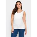 Lts Tall Maternity White Popper Fastening Nursing Vest 18 Lts | Tall Women's Maternity Tops