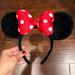 Disney Accessories | Euc Original Disney Minnie Mouse Ears | Color: Black/Red | Size: Os