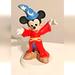 Disney Other | Disney Mickey Mouse Sorcerer's Apprentice Fantasia Figurine 7.5 Inch Statue | Color: Blue/Red | Size: Os