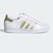 Adidas Shoes | Adidas Originals Superstars White & Gold Women Sneakers Sz 8.5 | Color: Gold/White | Size: 8.5