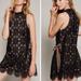 Free People Dresses | Free People Selma Crochet Shift Mini Dress Sleeveless Sz 0 | Color: Black | Size: 0