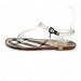 Burberry Shoes | Burberry 38 8 Thong T Strap Flat Jelly Sandals Clear Nova Check | Color: Brown/Cream | Size: 8