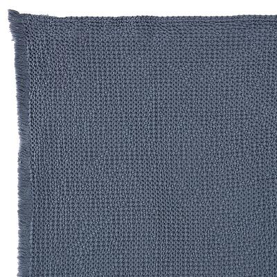 Hazael Waffle Coverlet - Select Styles - Indigo, Full - Ballard Designs