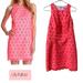 Lilly Pulitzer Dresses | Lilly Pulitzer Pearl Dress Fiesta Pink Organza Sz 8 | Color: Pink/White | Size: 8