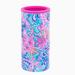 Lilly Pulitzer Dining | Lilly Pulitzer - Stainless Steel Skinny Can Holder - Multi Splendor In The Sand | Color: Blue/Pink | Size: Os