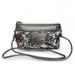 Coach Bags | Coach Vintage Y2k Poppy Graffiti Daisy Floral Mini Crossbody Bag | Color: Silver/White | Size: Mini