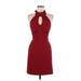 Rachel Zoe Casual Dress - Bodycon: Burgundy Dresses - Women's Size 0