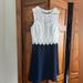 Lilly Pulitzer Dresses | Lilly Pulitzer Size 6 White And Blue Dress (Nwot) | Color: Blue/White | Size: 6