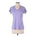 Under Armour Active T-Shirt: Purple Activewear - Women's Size Small
