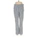 Jones & Co Casual Pants - Mid/Reg Rise: Gray Bottoms - Women's Size 8