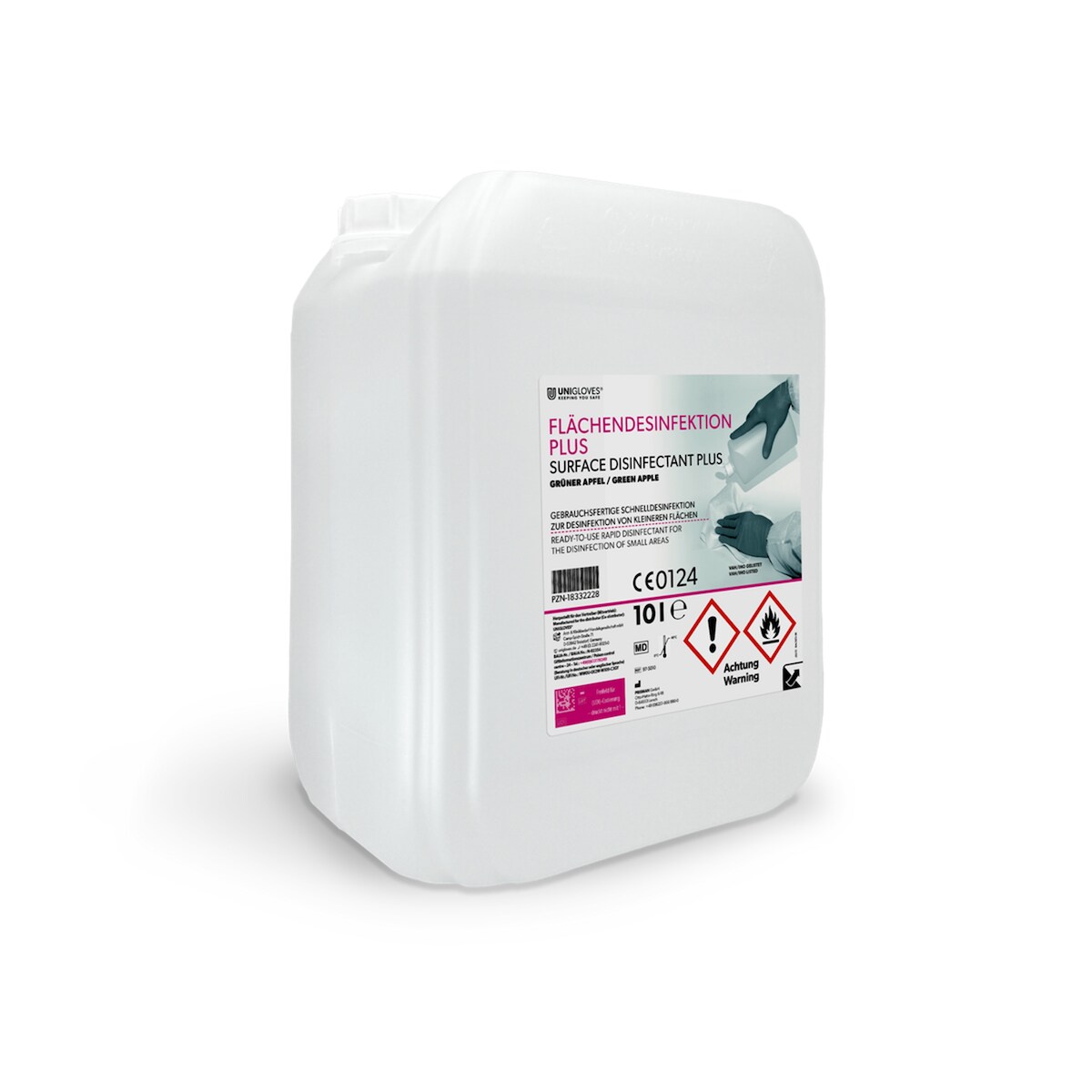 UNIGLOVES Flächendesinfektion PLUS - gebrauchsfertig - 5 L - lemon fresh Image