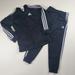 Adidas Matching Sets | Adidas Youth Tricot Track Suit Matching Set Zip Jacket Pants Size 7 | Color: Black/White | Size: 7b