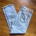 Levi's Jeans | Levi’s 522 Slim Taper Jeans. Bleach Washed Grey. Size 34x32 | Color: Blue/Gray | Size: 34