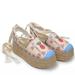 Anthropologie Shoes | Farm Rio Women's White Paradise Bead Embellished Espadrille Platform Shoes | Color: White | Size: Various