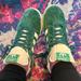 Adidas Shoes | Adidas | Unisex Street Style Logo Sneakers Size 7 Women | Color: Green | Size: 7