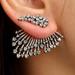 Zara Jewelry | Butterfly Diamond Earrings M297 | Color: Silver | Size: Os