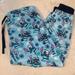 Disney Intimates & Sleepwear | Large Disney Stitch Snowflake Plush Pajama Pants Jogger | Color: Blue | Size: L