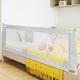 Barrière de Lit 1.8M Toddler Bed Guard, Barrière de Sécurité Réglable en Hauteur, Barriere de Lit