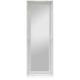 Casa Chic - Miroir sur pied by Blumfeldt ashford - cadre en bois massif - 130 x 45 cm - blanc