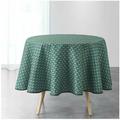 Nappe antitache ronde - Diamètre 180 cm - Art déco vert Vert - Vert