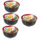 ibasenice 4pcs Simulation Noodle Model Toys Mini Adorn Mini Play Food Mini House Ornament Fake Mini Food Model Mini House Food Model Mini House Decoration Fake Food Doll House Pvc Pretend