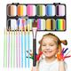 Face Painting Set For Kids | 12 Colors Professional Face Painting Kit | Rainbow Colors Body Art Painting Palette Washable Face Paint