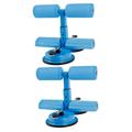 BESPORTBLE 2pcs Belly Cruncher Tools Gym Equipment Sit up Bar Push-up Assistant Sit-up Assist Device Adjustable Bench Gym Dual Pole Trainer Crunches Aid Curly Iron Sucker Fitness