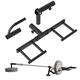Heavy Duty Landmine Handle Attachment Set T Bar Row Viking Press Attachment for Barbell Workouts Weightlifting Landmine Handle Fits 2-Inch Olympic Barbell Strengthen Back and Core Muscles