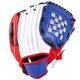 ELTOX Baseball Glove,Softball Gloves 1 Piece Left Hand Baseball Glove PU Thickened Baseball Glove Children Youth Closed Basked Softball Gloves (Color : Red, Size : L)