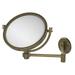 Allied Brass Extend 5X Magnification Wall Mirror with Groovy Detail