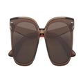 JIANGHA Sunglasses Sunglasses for Men and Women, Personalized Retro High-end Anti-UV Sunshade, Fashionable Driving Glasses Sun Glasses (Color : Brown, Size : A)